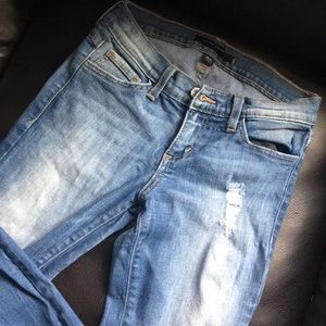 Flying Monkey Buckle Skinny Jeans